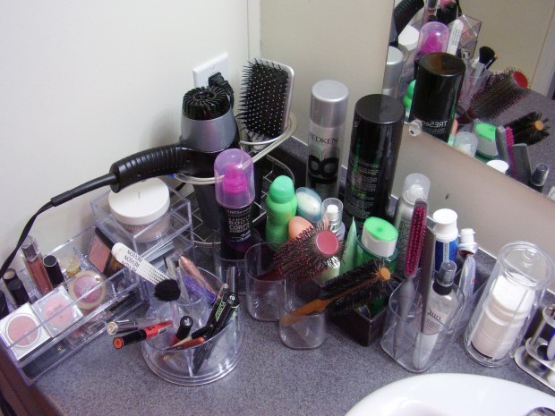 Tish's Organized Cosmetics Counter